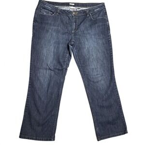 Liz Claiborne Jeans Women's 16 Blue Denim Stretch Bootcut Casual